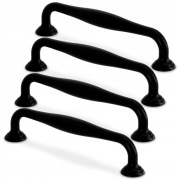 4x Uchwyt meblowy czarny 96mm