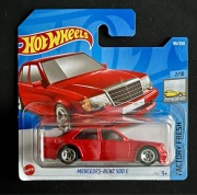 MERCEDES-BENZ 500 E HOT WHEELS czerwony HCT95
