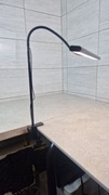 Lampka biurkowa czarna led z zaciskiem regulacja jasnosci