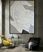 duży obraz złota nić marmuru abstrakcja