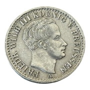 1/6 Talara 1823 A - FRIEDRICH WILHELM III - PRUSY - SREBRO