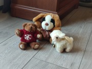 Zestaw maskotki przytulanki małe Miś Pies i Owca 