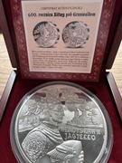 Skarbnica, 1 kg 1000 g srebra Bitwa pod Grunwaldem 2010 etui certyfikat