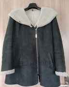 Krótki kożuch damski skóra naturalna rozm 44