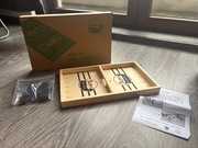 Gra planszowa 2w1 mini hokej stołowy piłkarzyki football