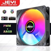 Wentylator JEYI PK-120 aRGB / PWM kolor czarny