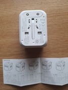 Uniwersalny adapter podróżny przejściówka do gniazda USA UK AUS EU