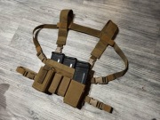 PROMOCJA Kamizelka taktyczna Chest rig + Zestaw Ładownic Coyote