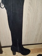 Kozaki damskie zamszowe 