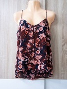 bluzka letnia, rozm. S, kolorowa, kwiaty, zwiewna, kobieca