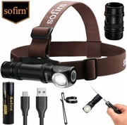 Sofirn HS40 latarka czołowa +akumulator 18650 ogniowo, czołówka USB-C,175m!