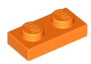 LEGO 5x33023,6225, 28653 plate Orange 1x2 używane