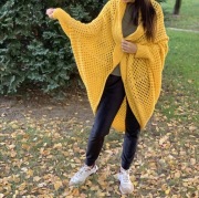 Kardigan ręcznie robiony 