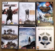 Zestaw gier komputerowych PC, Company of Heroes, StarWars, Civilization