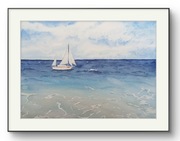 Akwarela oprawiona nowa 