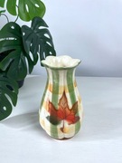 Stylowy wazon JESIENNY 21 cm LIŚĆ KLONU