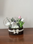 Nowa kompozycja wiosenna rękodzieło