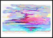 Obraz – grafika fine art - „Niepresja – zachód słońca – a cóż by innego”