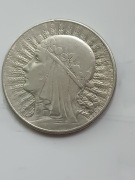 Monety 10 złotowe srebrne 1933 rok