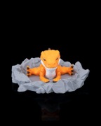 Uroczy Baby T-Rex w zamkniętym Jajku. Ruchoma Figurka Art-Toy