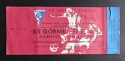 BILET KOLEKCJONERSKI KS GÓRNIK ZABRZE - REAL MADRID  STADION ŚLĄSKI CHORZÓW