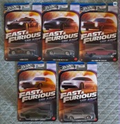 Hot Wheels Silver Series  F&F Villanes zestaw 5 autek 