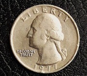 QUARTER  DOLLAR---1977-P----  USA