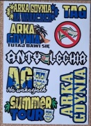 Vlepki ARKA GDYNIA, Cracovia, Lech, KSZO, Gryf Wej, Gwardia Kosz # 58