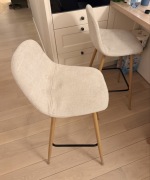 Krzesło hoker barowy - 2 sztuki