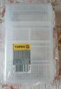 Organizer TOPEX Pudełko na Śrubki Elektronika Pojemnik Warsztatowy Mały