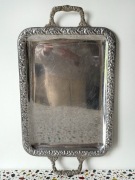 Duża dekoracyjna taca vintage