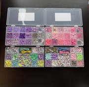 Zestaw koralików do robienia biżuterii Zestaw dla dzieci