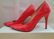 Szpilki czółenka czerwone 38 Exkluziv 