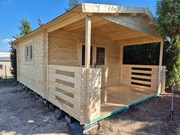 Dostępny od ręki SOLIDNY domek z tarasem *6 x 4* 24 m2