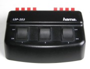 Przełącznik selektor głośników na 3 pary kolumn, Hama LSP-203