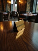 Tabliczka „REZERWACJA” – laminat grawerski 1,6 mm – grawer dwustronny