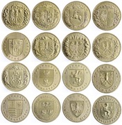 Seria monet 2 zł - Herby Województw (16 szt)