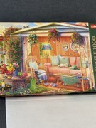 Duże puzzle 1000 elementów Trefl bajkowy domek