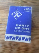 Stare karty do gry lakierowane ZOBACZ 