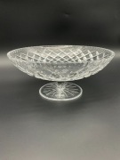 Bohemia Crystal – elegancka kryształowa misa/patera na nóżce