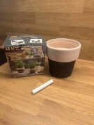 Donica ozdobna z kredą