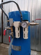 Mobilna piaskarka syfonowa piaskowanie 