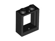 LEGO 4 x 60592 okno 2x2 - czarny