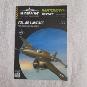Samolot PZL.48 Lampart, 1:33, wyd. Answer, stan bardzo dobry