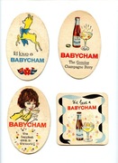 Podstawki pod napoje - cztery sztuki - Babycham