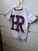 128 koszulka czerwony biały T-shirt dziecięcy dla dziecka Hampton Republic