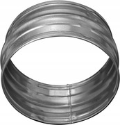 Łącznik Złącze Złączka kanału wentylacyjnego Rur okrągłych Ocynkowane 120mm