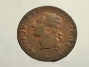 Francja - LUDWIK XVI - 1 Liard 1788 W