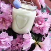 Świeca sojowa „Green Essence”, Robea, zielona, 150ml