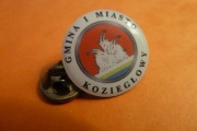 Koziegłowy Pow. Myszków 1. wersja Herb pin przypinka 